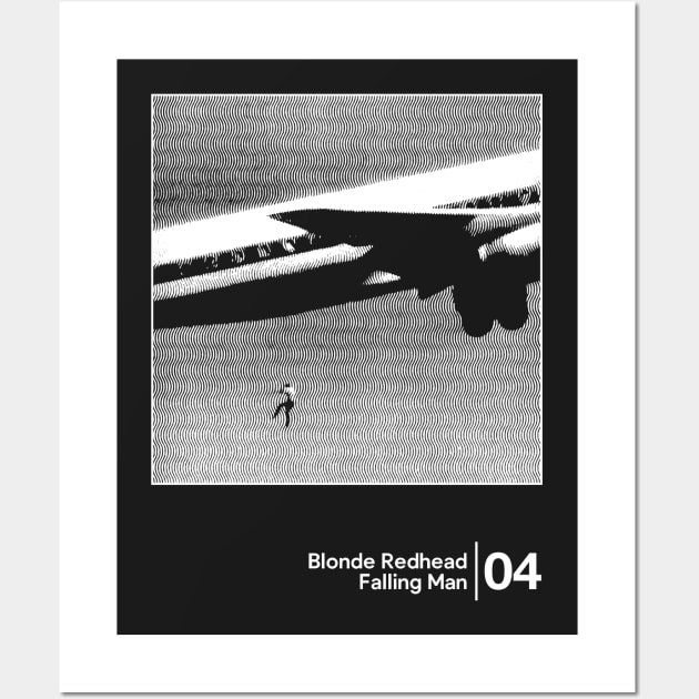 Blonde Redhead - Falling Man / Minimalist Graphic Artwork Design Wall Art by saudade